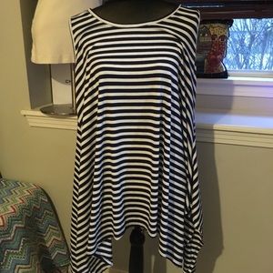 Lavanya NWT 3x shark bite tunic tank